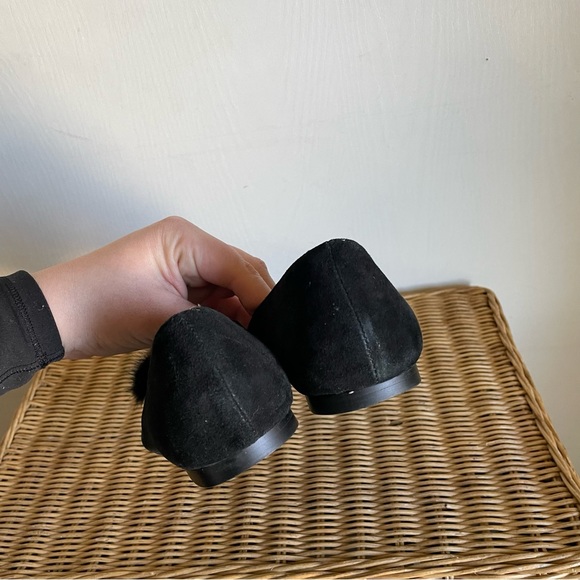 Catherine Malandrino Rabbit Fur Point Toe Flats - Picture 7 of 8